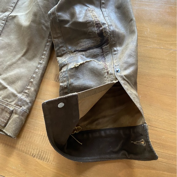 Filson Brown Tin Cloth Levis Trucker Jacket. Rare! - Picture 10 of 15